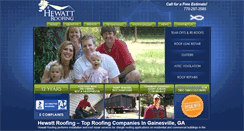 Desktop Screenshot of hewattroofing.com